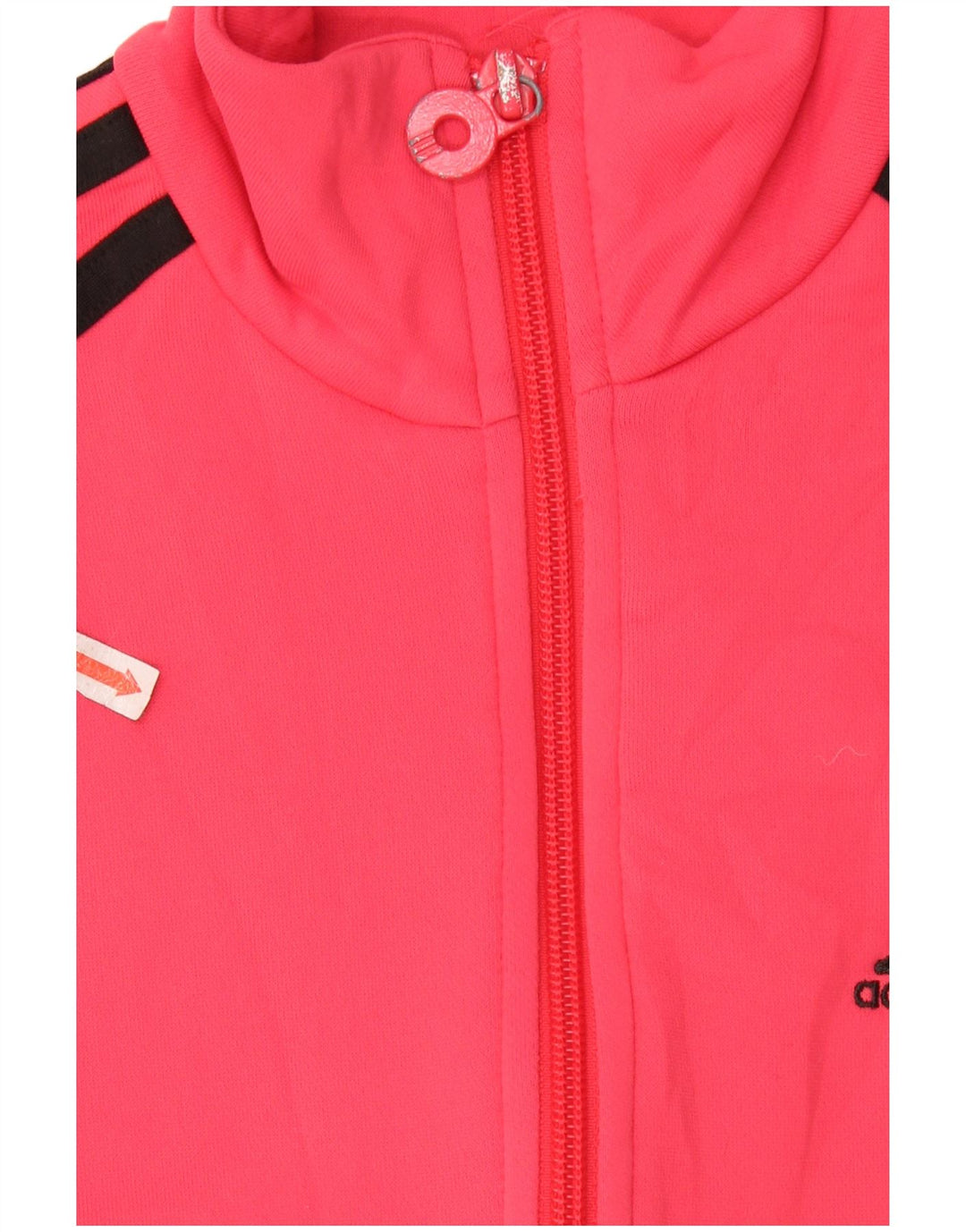 ADIDAS Damen Trainingsanzug Top Jacke UK 10 Small Pink Polyester
