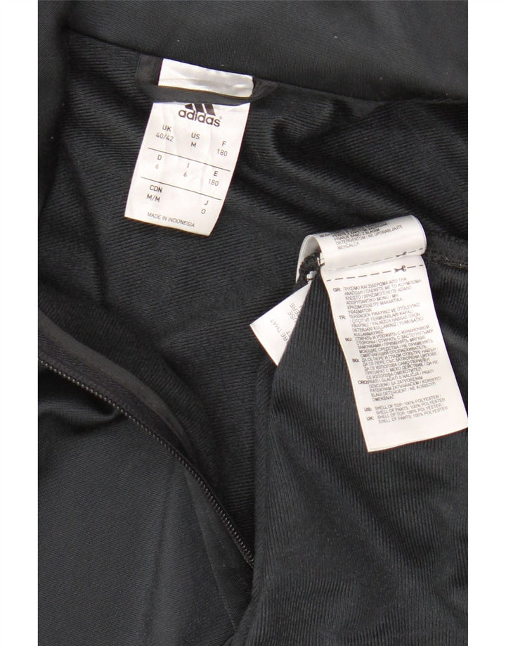 Adidas Herren Trainingsanzug Top Jacke UK 40/42 Mittelgraues Polyester