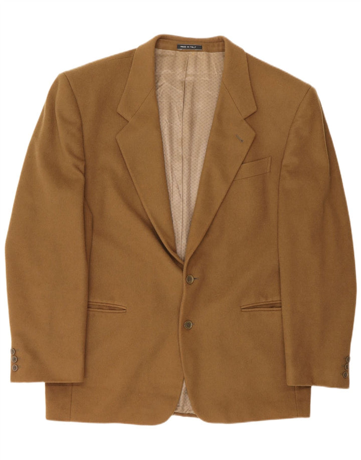 Bianchi Herren 2-Knopf-Blazerjacke IT 54 2XL Brauner Kaschmir