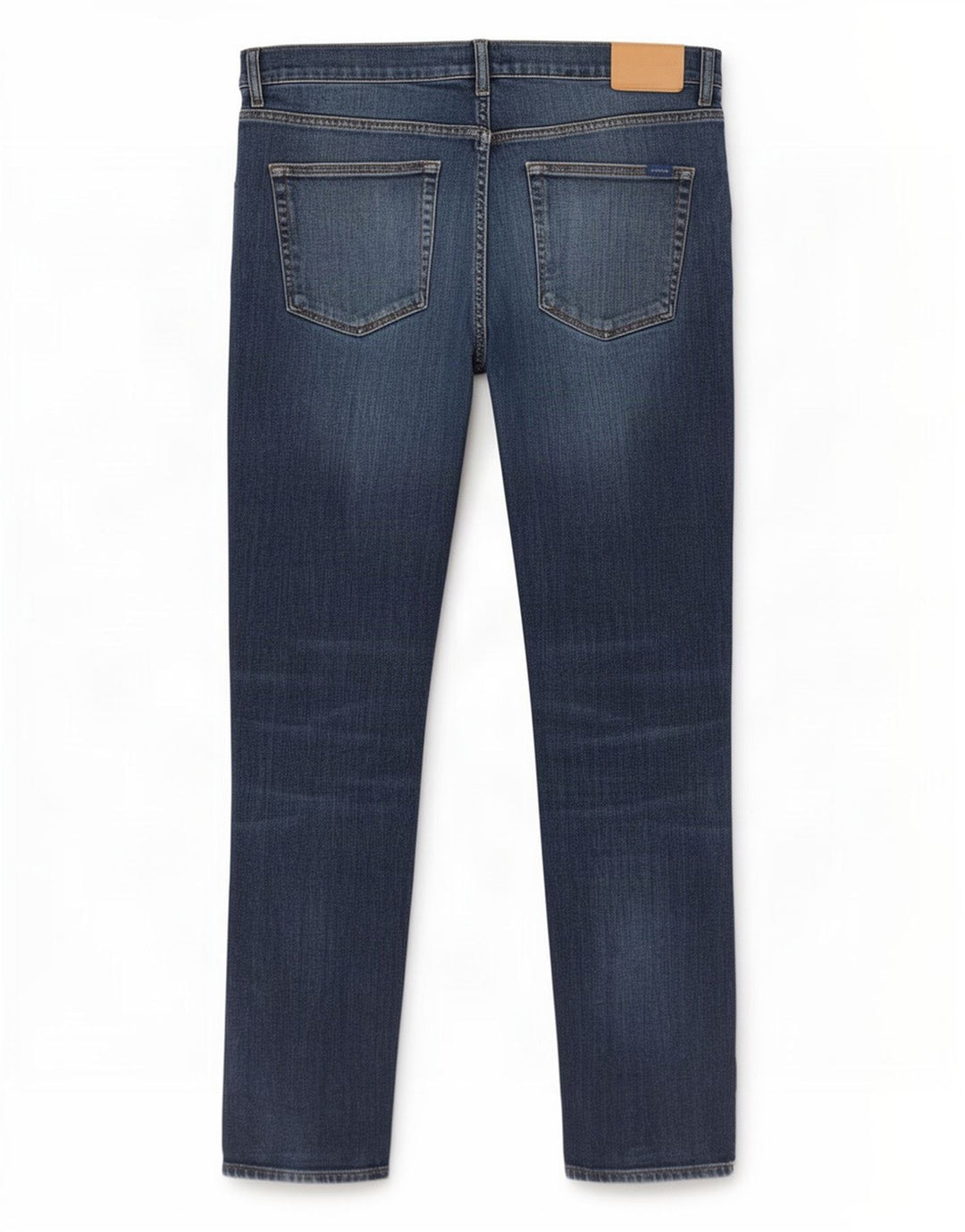 Gant Herren Straight Jeans W38 L32 Blaue Baumwolle