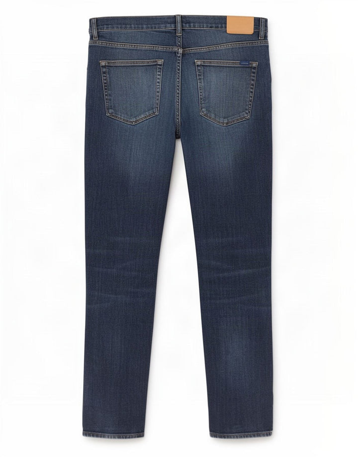 Gant Herren Straight Jeans W38 L32 Blaue Baumwolle