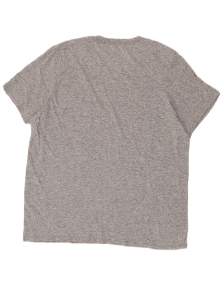 Adidas Herren Grafik T-Shirt Top Large Grau Baumwolle