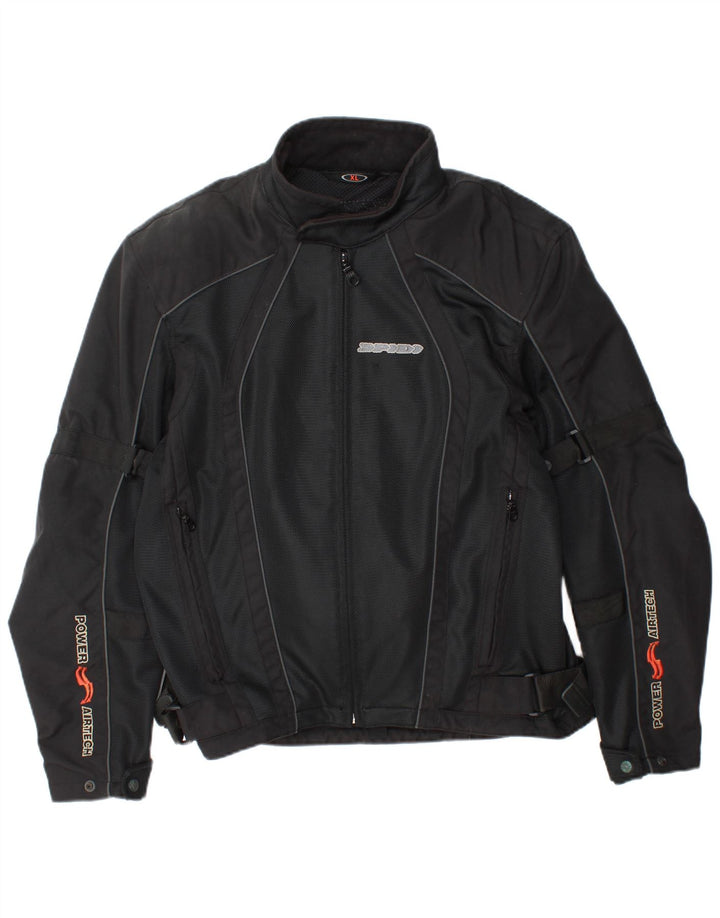 SPIDI Herren Graphic Racer Jacke UK 42 XL Schwarz