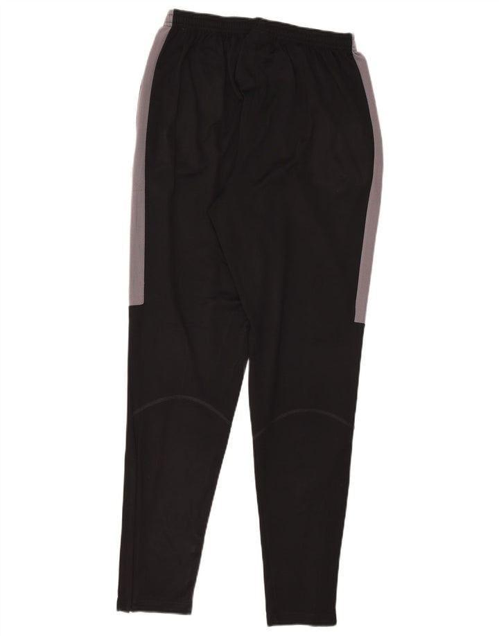 Nike Herren-Trainingshose, mittelgroß, Schwarz, Colourblock-Polyester, Sport