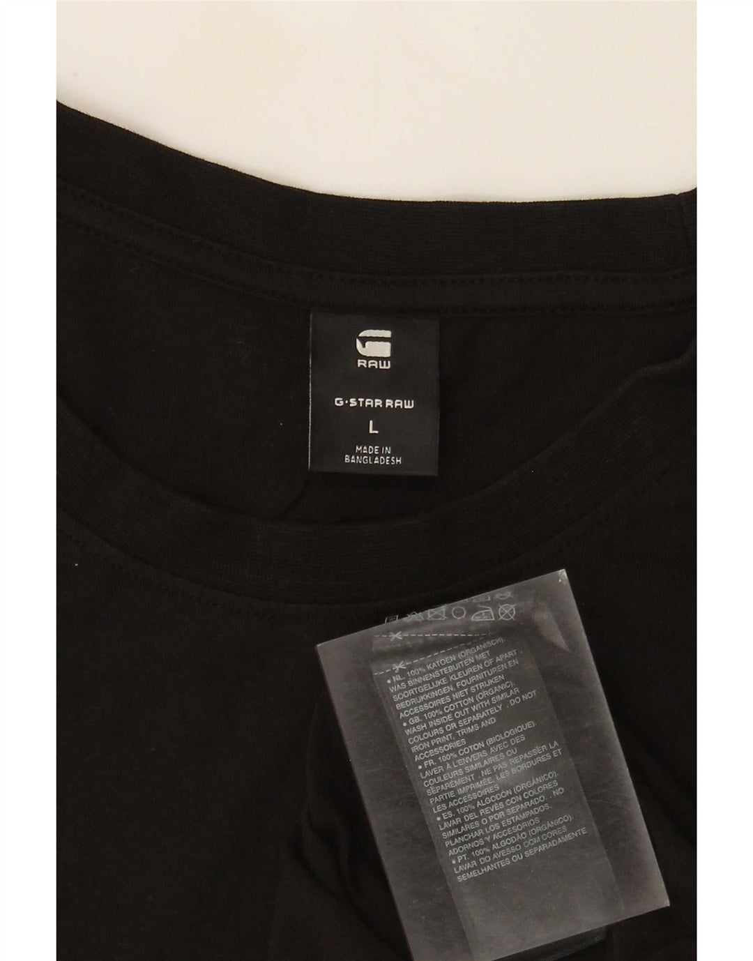 G-Star Herren T-Shirt Top Large Schwarz Baumwolle