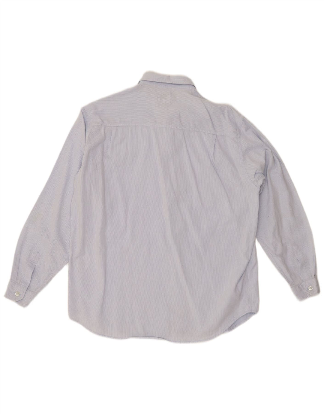 ARMANI JUNIOR Hemd für Jungen, 13–14 Jahre, blaue Nadelstreifen-Baumwolle