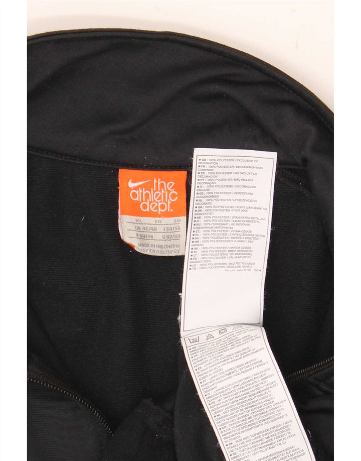 Nike Herren-Trainingsanzugoberteil, UK-Größe 46/48, XL, Schwarz, Colourblock-Polyester