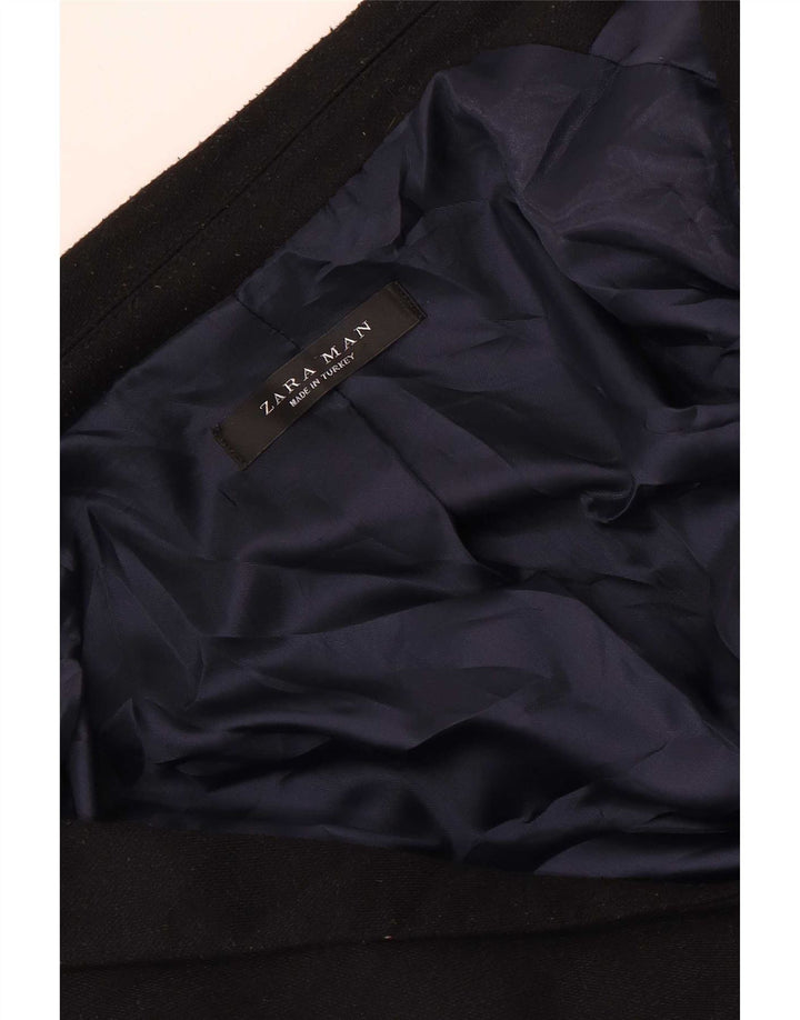 Zara Herren-Blazer mit 2 Knöpfen, Gr. 36, Schwarz