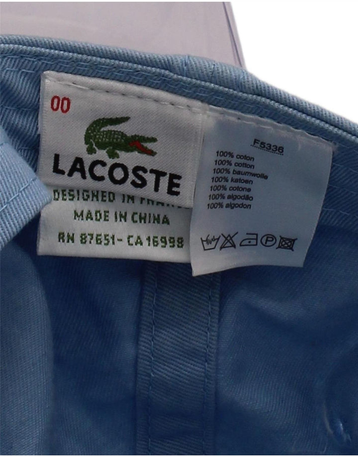 Lacoste Herren-Baseballkappe, Einheitsgröße, blaue Baumwolle