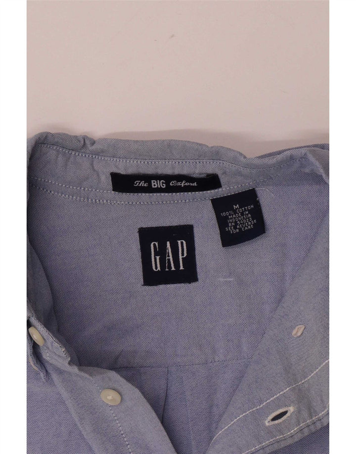 Gap Herrenhemd aus mittelblauer Baumwolle