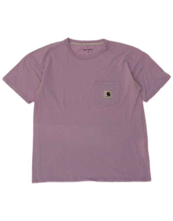 Carhartt Damen T-Shirt Top UK 10 Small Lila