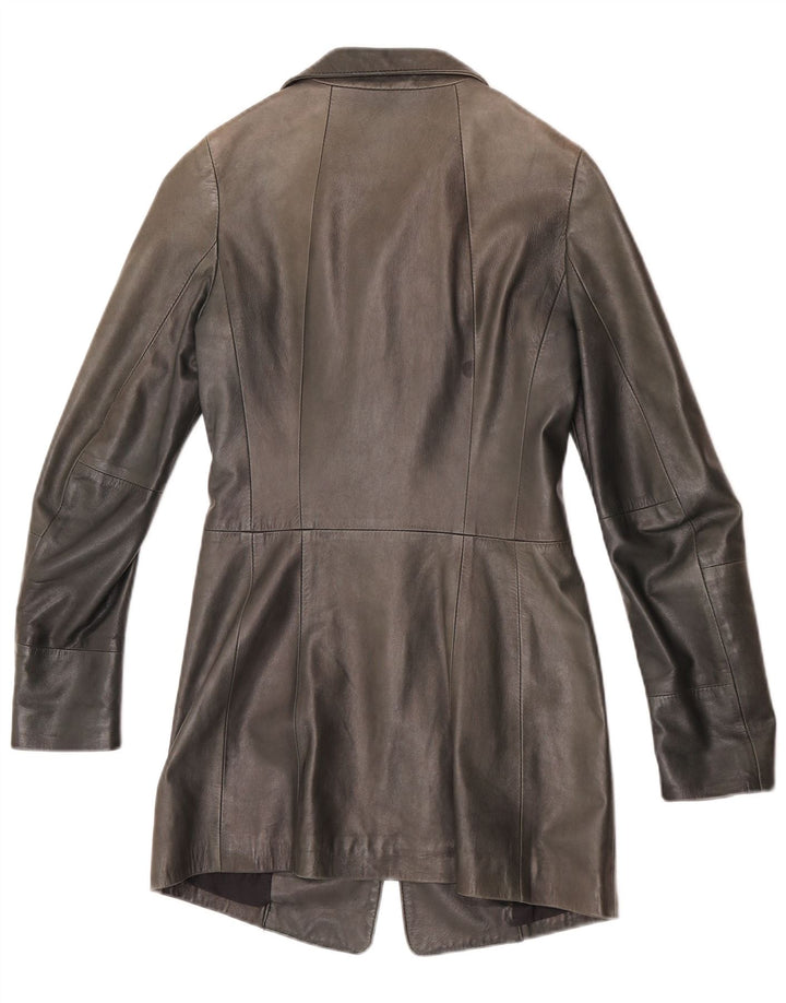 Vintage Damen Lederjacke IT 40 Kleines grünes Leder