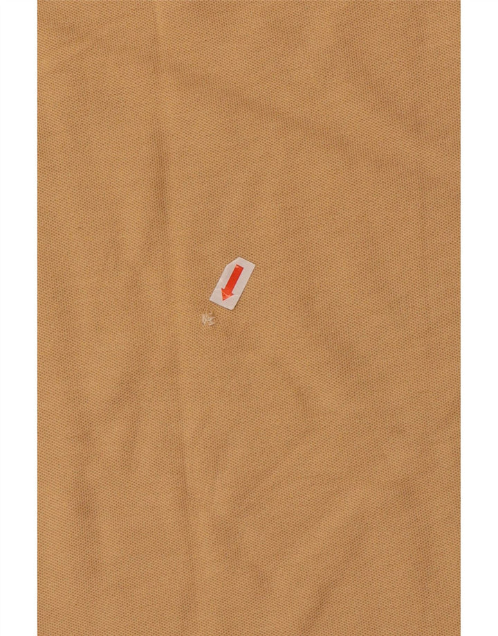 FILA Herren-Langarm-Poloshirt aus mittelbeiger Baumwolle