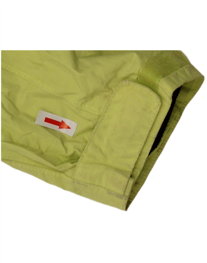 JACK WOLFSKIN Damen Regenjacke mit Kapuze UK 18 XL Grün Polyamid