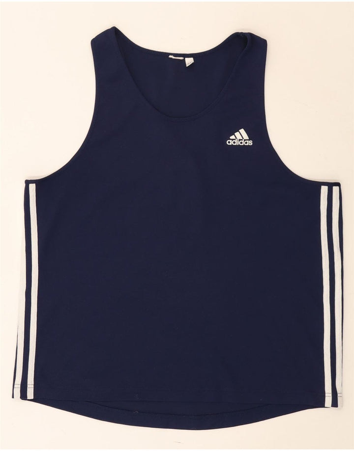 Adidas Herren Weste Top Large Marineblau