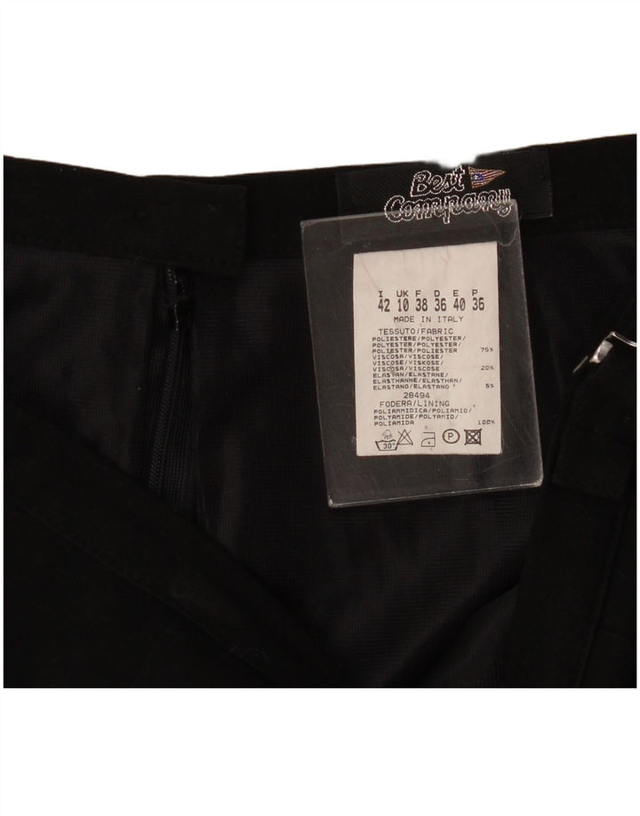 Best Company Damen Minirock UK 10 Small W30 Schwarz Polyester