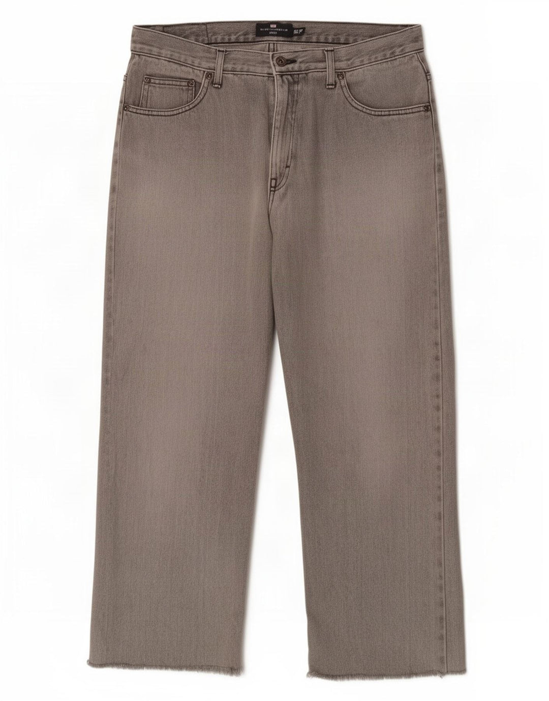Marks & Spencer Herren Blue Harbor Capri-Jeans W34 L23 Graue Baumwolle