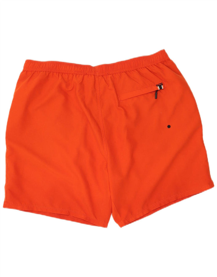 Superdry Herren-Badeshorts mit Grafik, 2XL, rotes Polyester