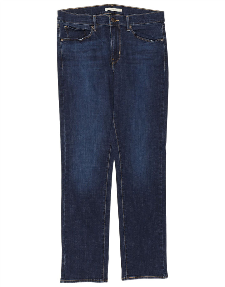 LEVI'S Damen-Jeans mit klassischer Passform, gerade Passform, US 10, Größe L, W30, L30, Marineblau
