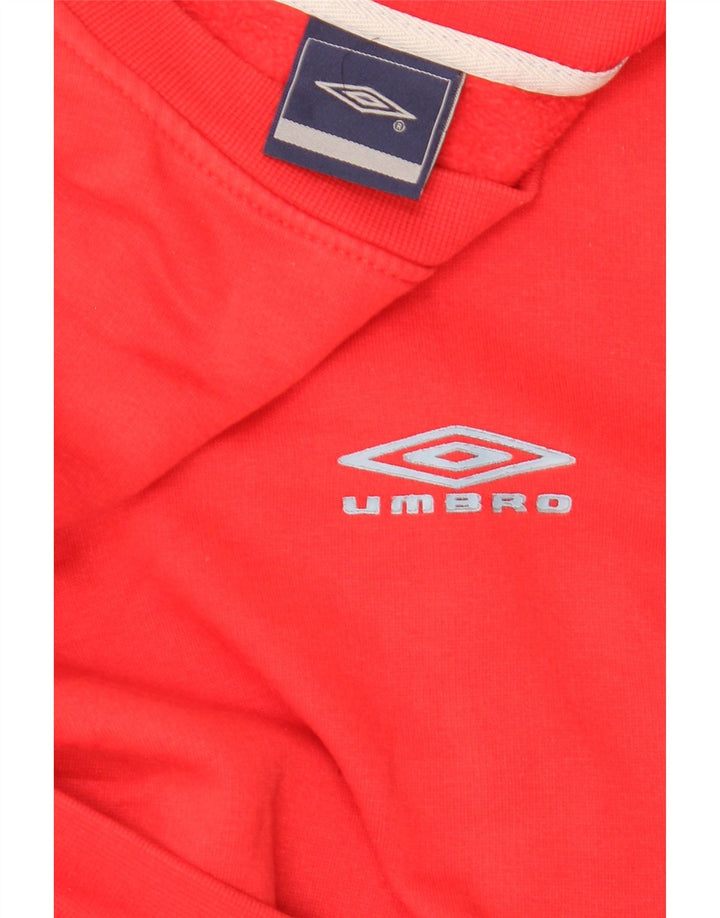 Umbro Herren Sweatshirt Pullover Large Rot
