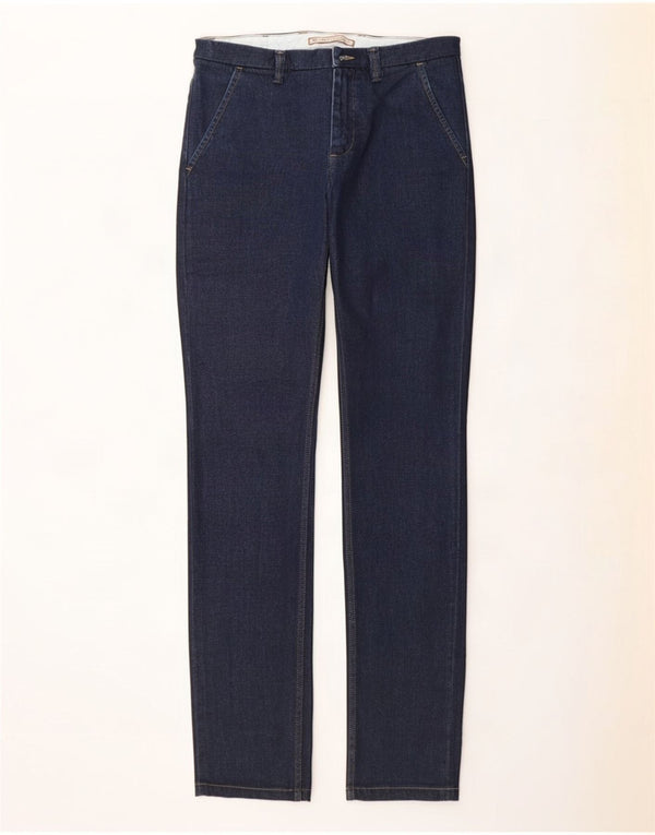 Massimo Rebecchi Mens Slim Jeans IT 50 Large W34 L31 Navy Blue Cotton