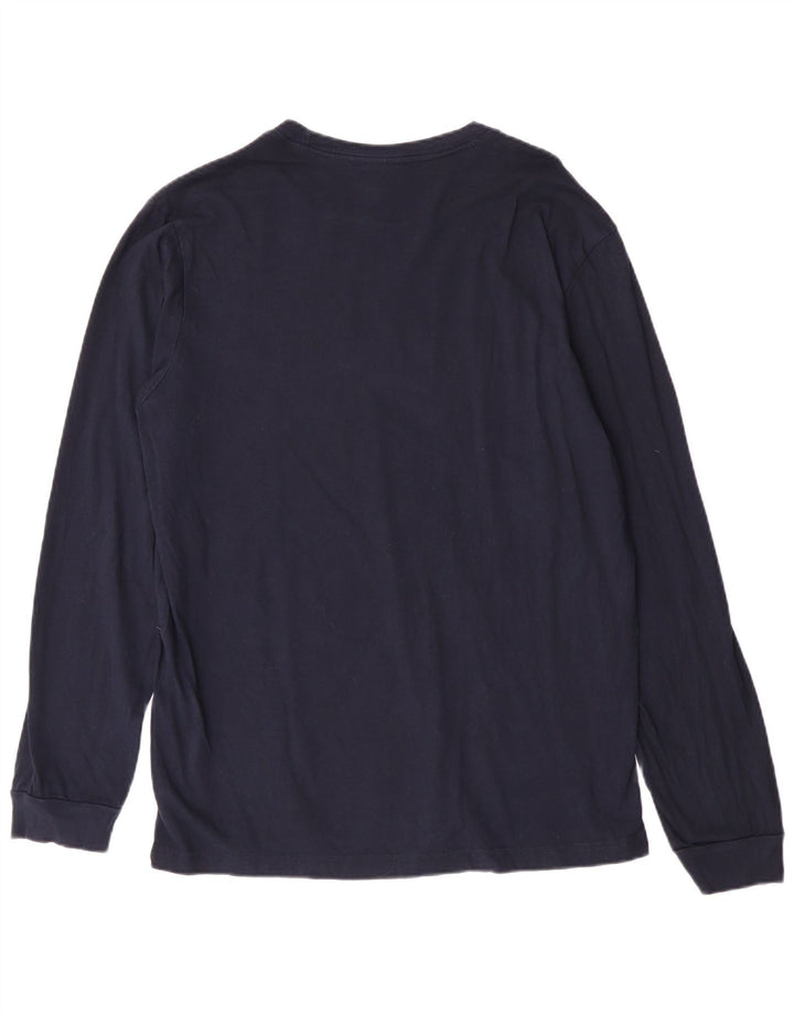 Champion Damen Grafik-T-Shirt-Oberteil XL aus marineblauer Baumwolle