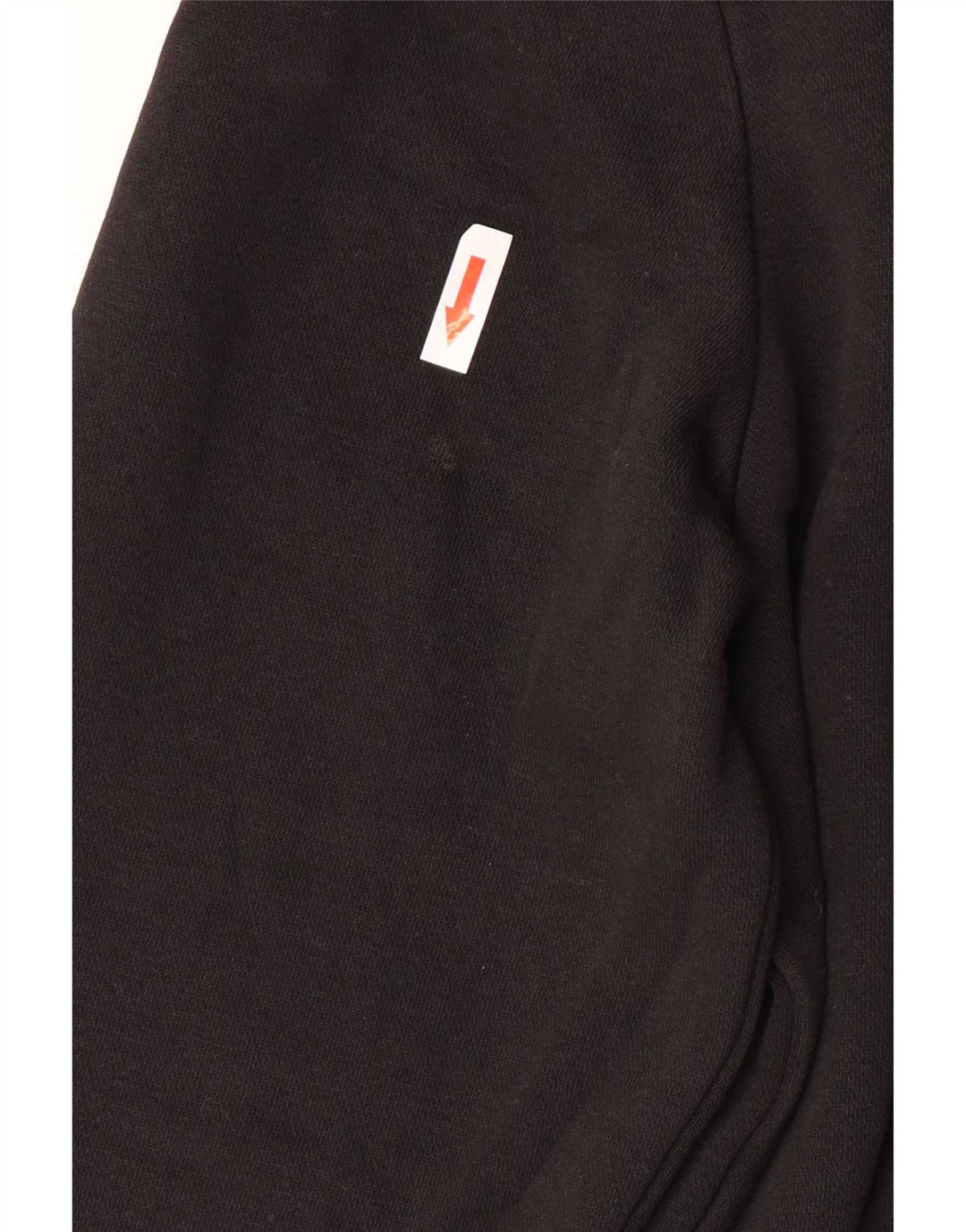 Tommy Hilfiger Herren-Sweatshirt mit grafischem Reißverschluss, mittlerer schwarzer Baumwolle