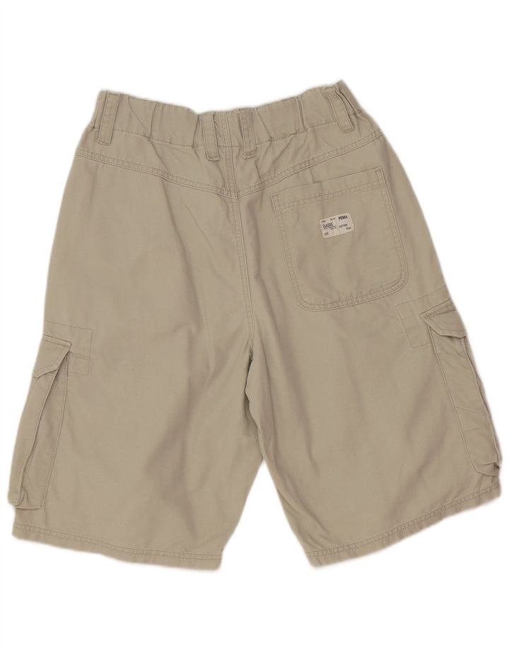 Puma Herren Cargo Shorts Medium W32 Grau Baumwolle