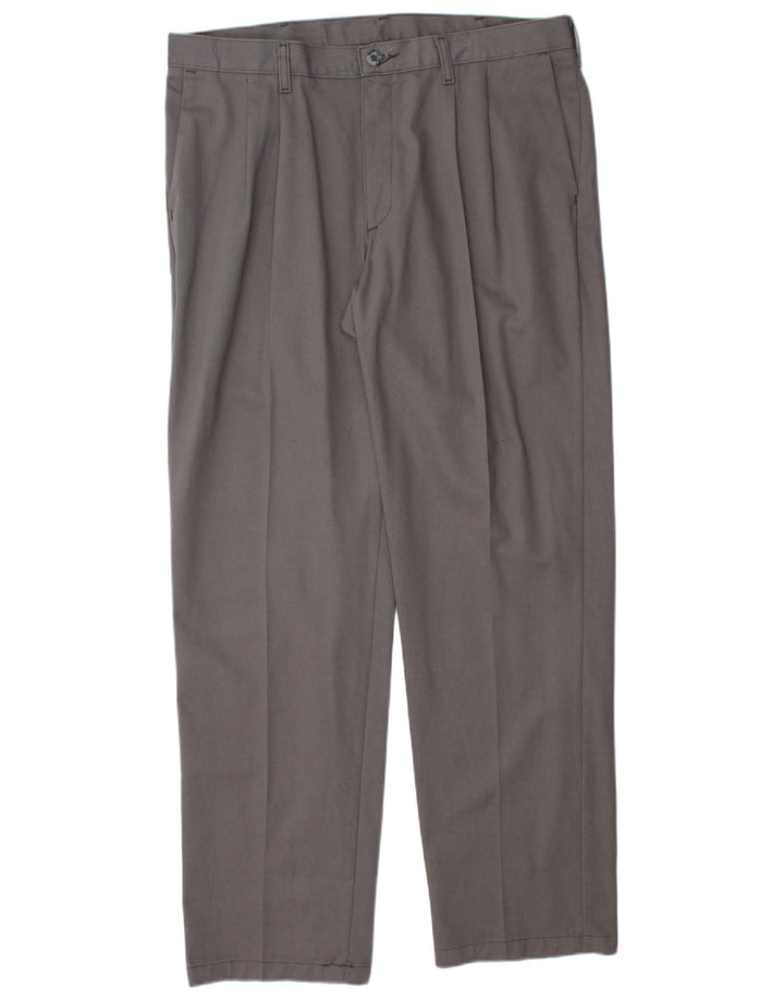 LEE Herren-Chinohose mit Pegged, W36, L32, graue Baumwolle