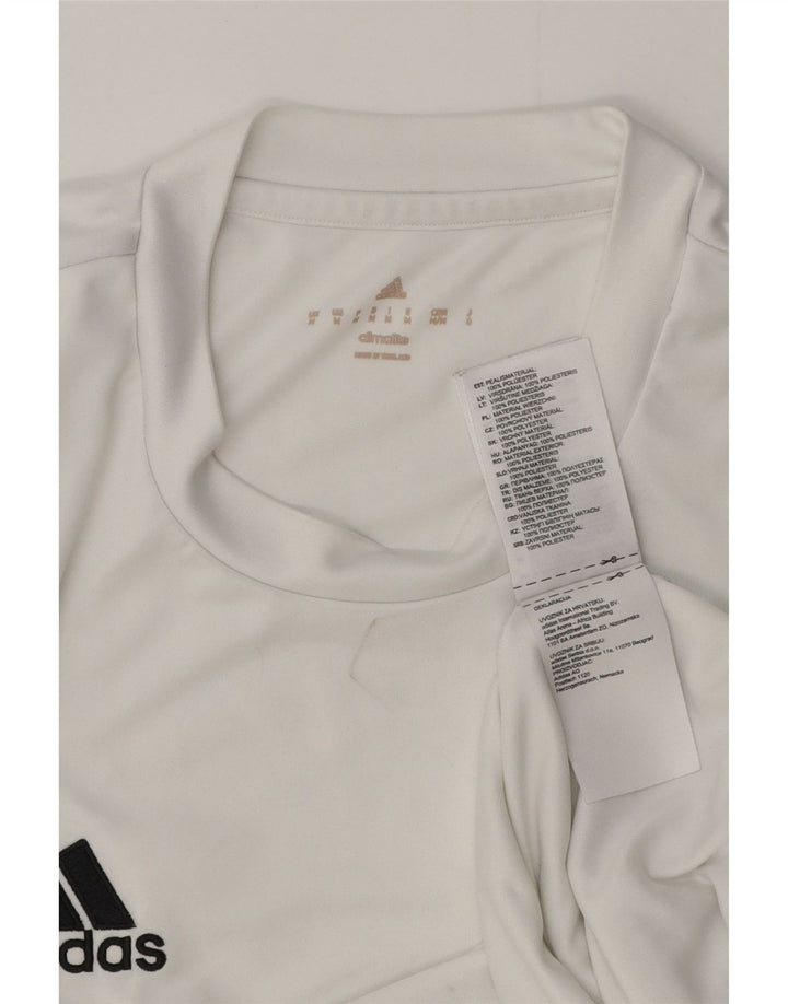 ADIDAS Herren Climalite T-Shirt Top Mittelweißes Polyester