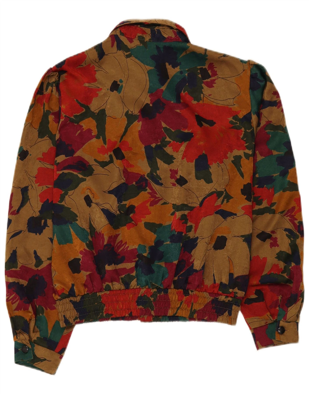 JORG PETERSON Damen Hemdbluse EU 42 Großes mehrfarbiges Blumenmuster