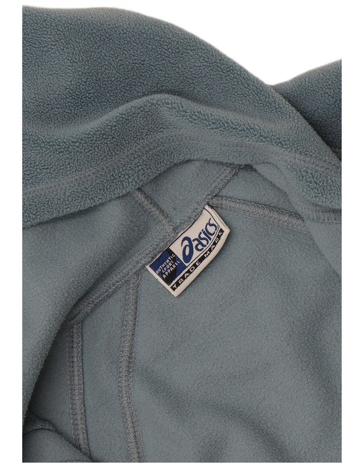 Asics Damen Kapuzen-Fleecejacke UK 12 Mittelblau