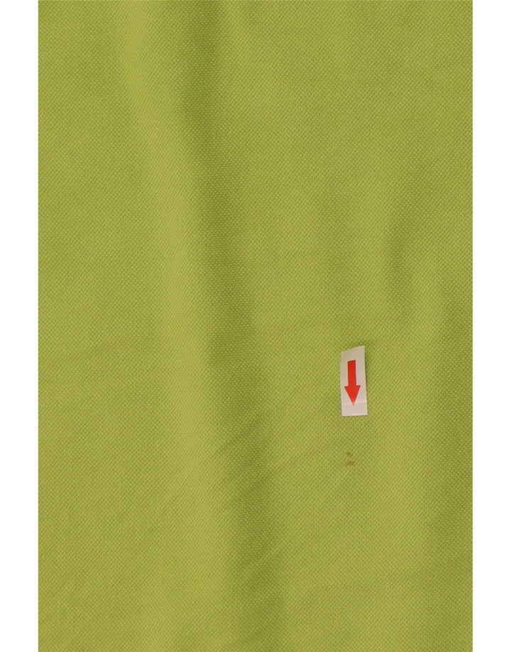 Kappa Herren-Poloshirt, groß, grüne Baumwolle