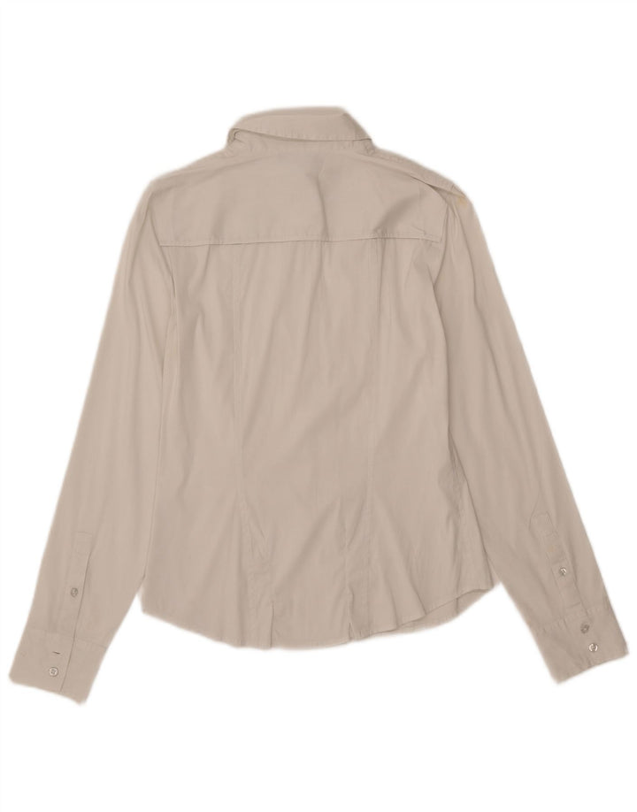 ARMANI EXCHANGE Damen Hemd UK 12 Medium Weiß