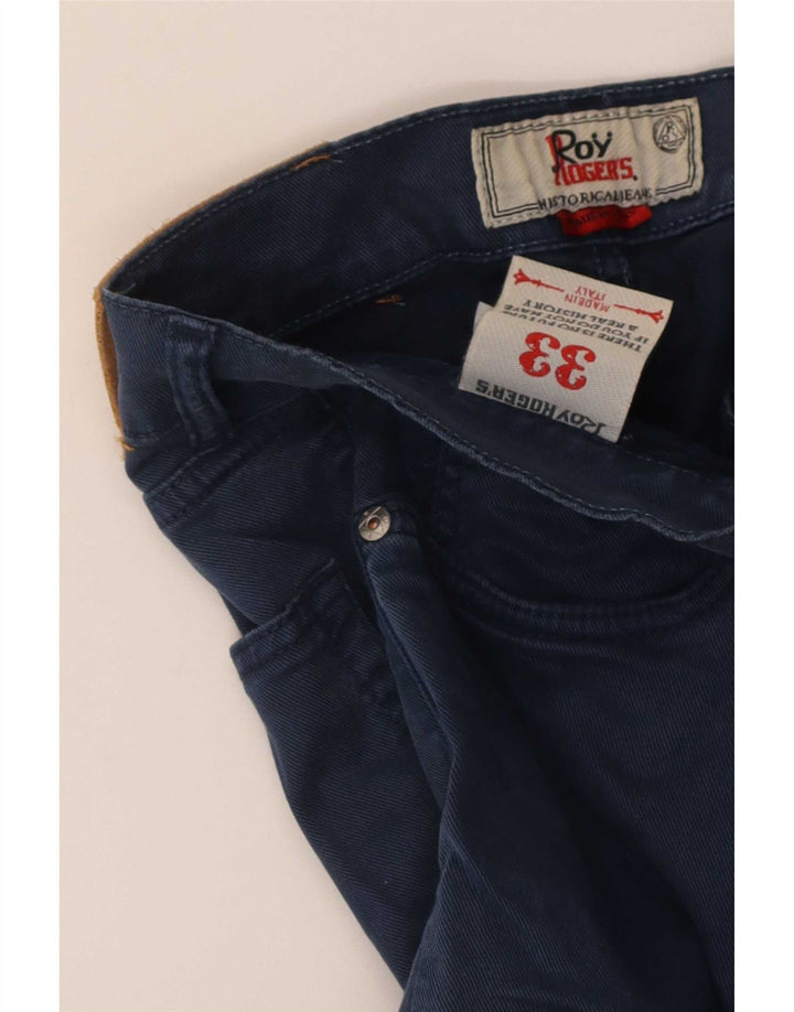 Roy Rogers Herren Slim Jeans W33 L30 Marineblau Baumwolle