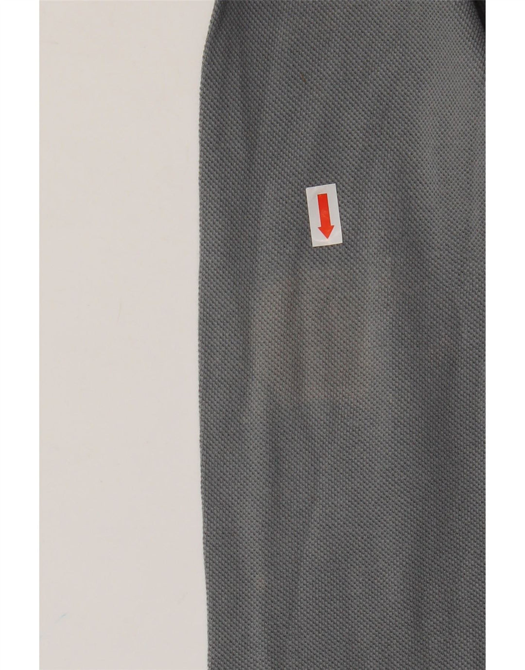 FRED PERRY Herren-Top, langärmelig, mittelgraue Baumwolle