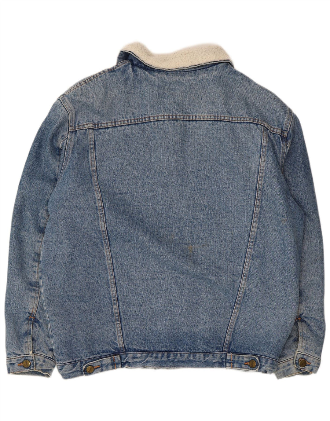 Romano Herren Sherpa Jeansjacke UK 42 XL Blau Polyester