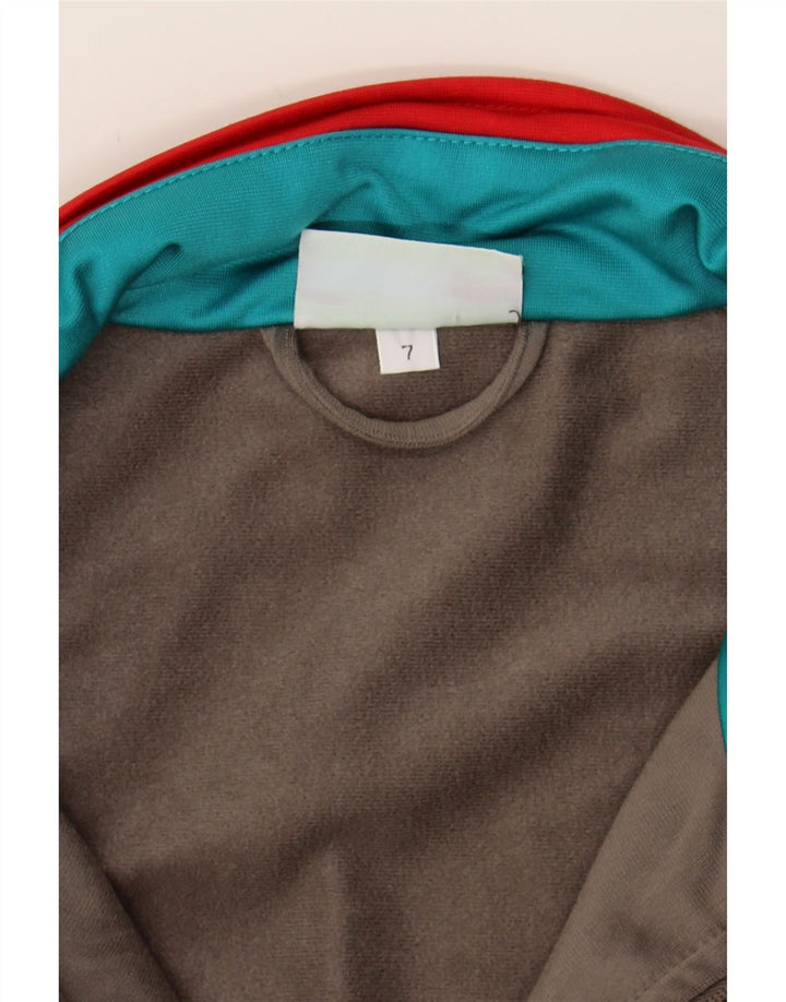 ERIMA Mens Graphic Tracksuit Top Jacket Large Grey Colourblock Polyester Vintage Erima and Second-Hand Erima from Messina Hembry 