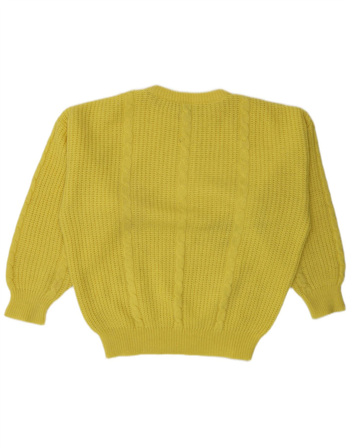 Pulloveria Herren-Pullover mit U-Boot-Ausschnitt, Größe L, Gelb