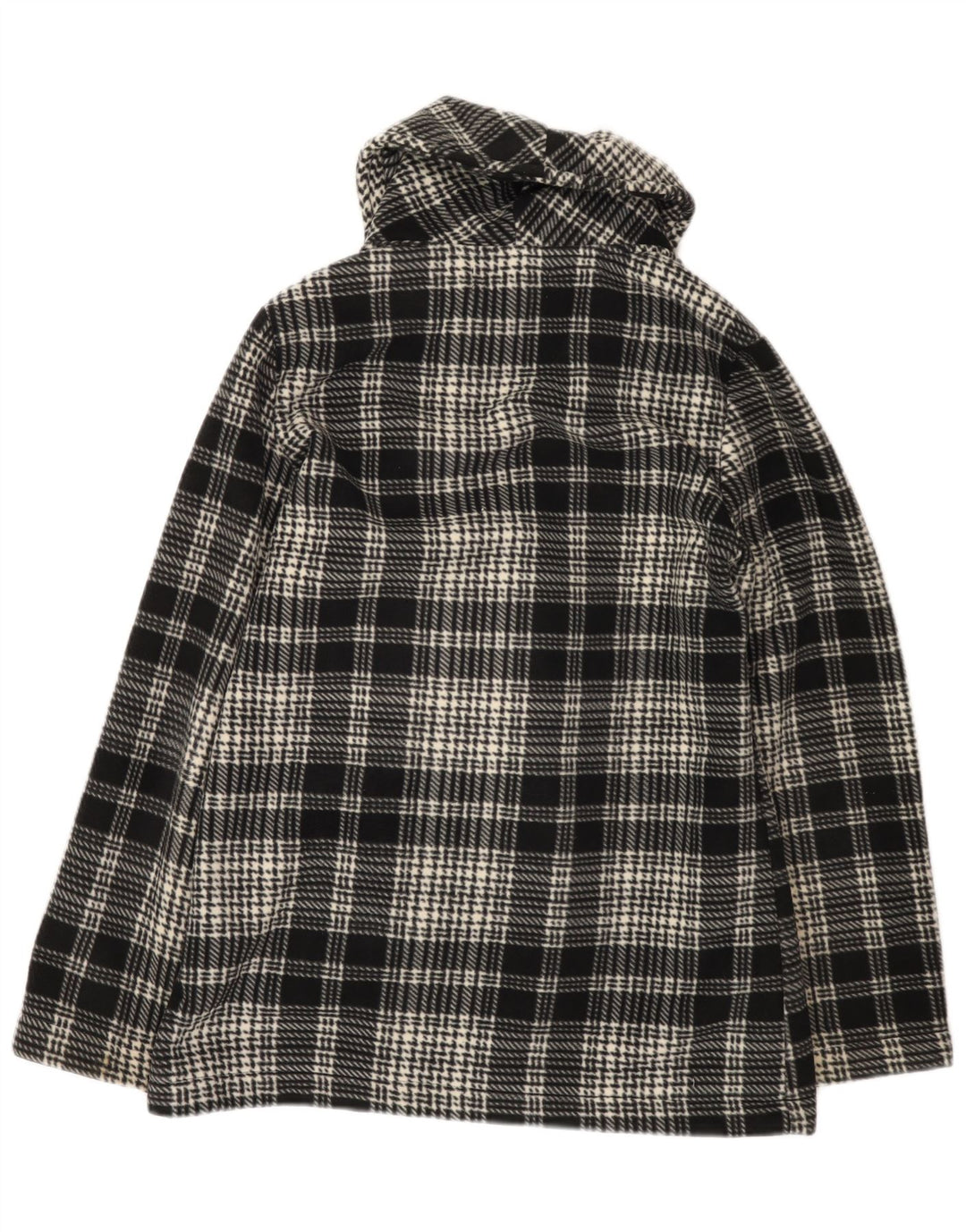 Barrage Fleece-Windjacke für Damen, UK 14, Mittelschwarz, kariertes Polyester
