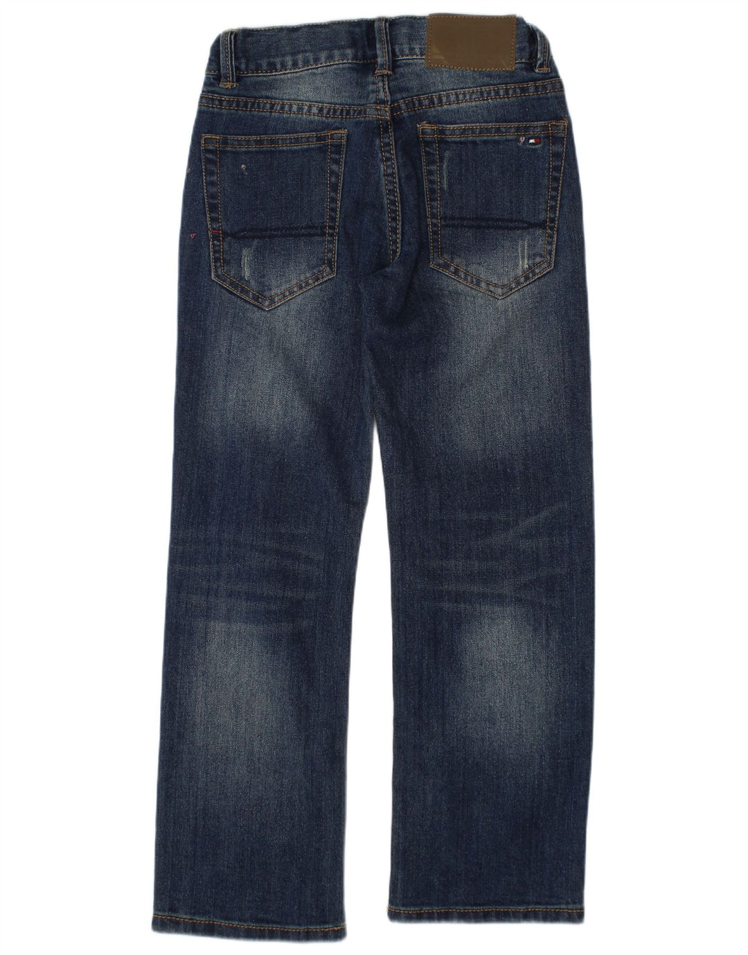 TOMMY HILFIGER Jungen Distressed Straight Jeans 5-6 Jahre W24 L20 Blau