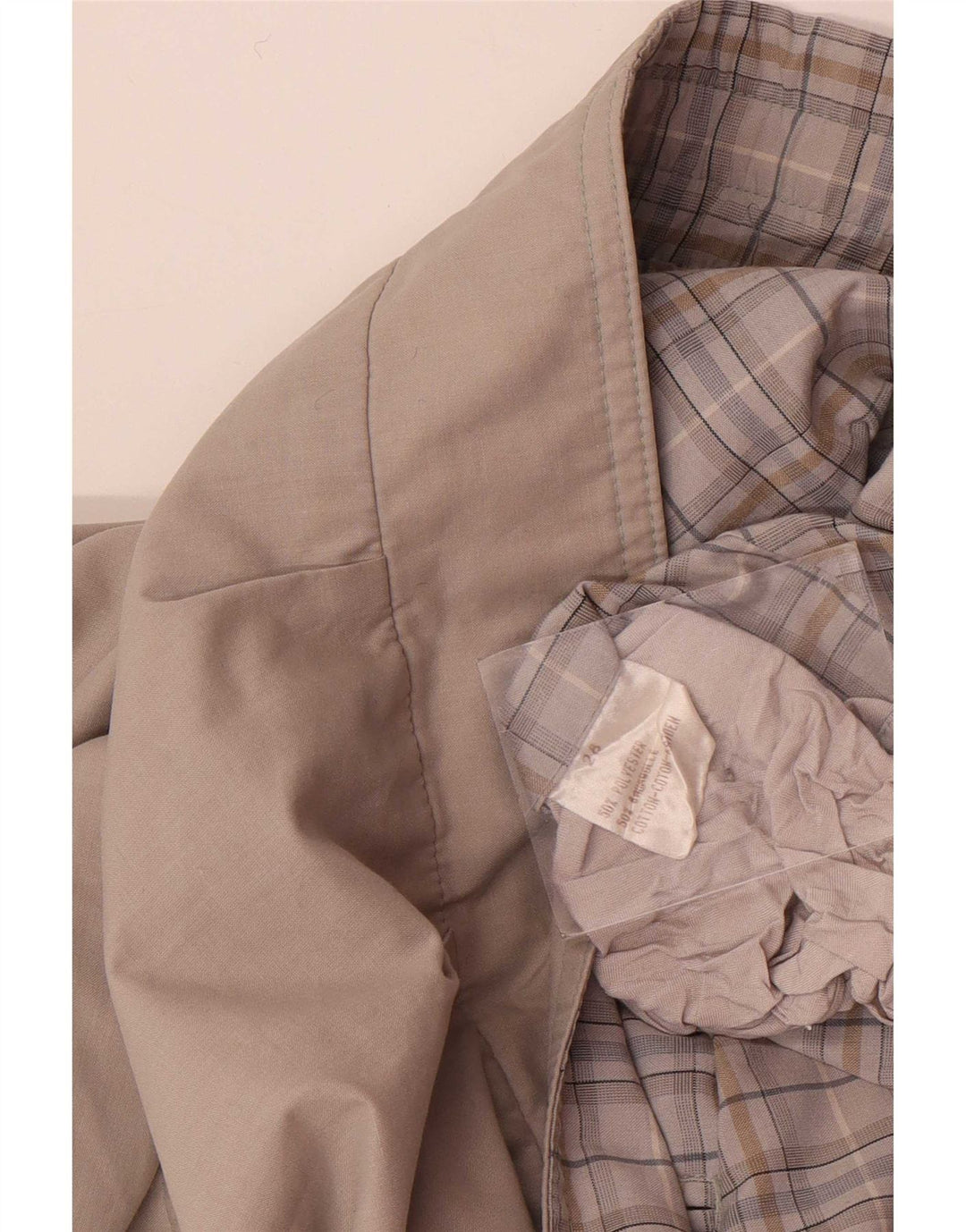 Vintage Herren Wendejacke UK 40 Large Grau Polyester