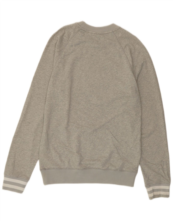 Nike Herren-Sweatshirt mit Grafik, XS, graue Baumwolle