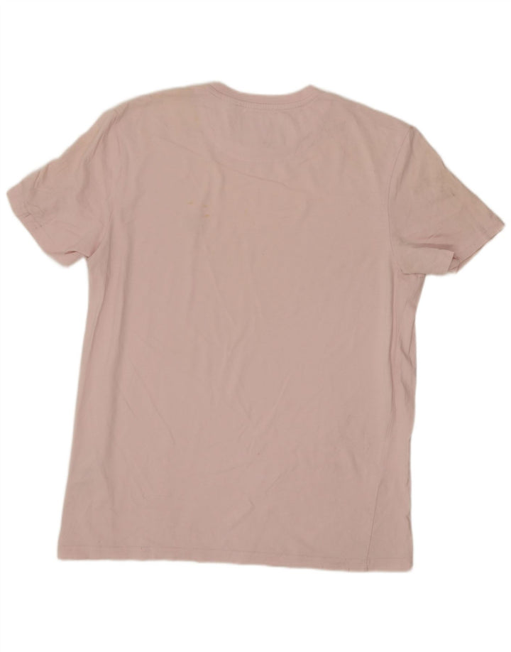 LYLE & SCOTT Herren T-Shirt Top Mittelrosa Baumwolle