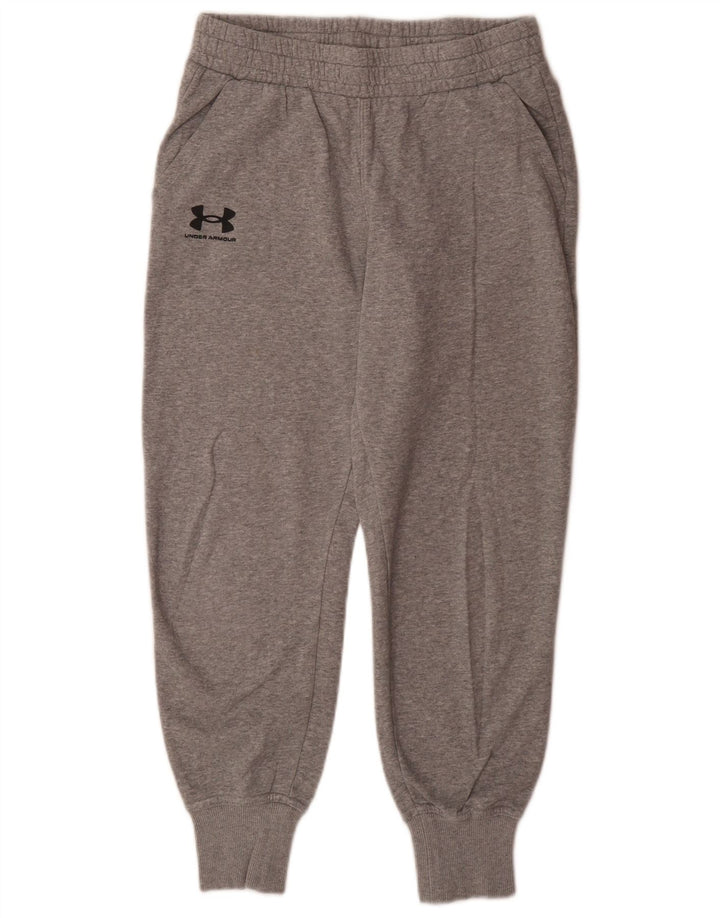 Under Armour Herren-Trainingshose, Jogginghose, klein, grau gefleckte Baumwolle