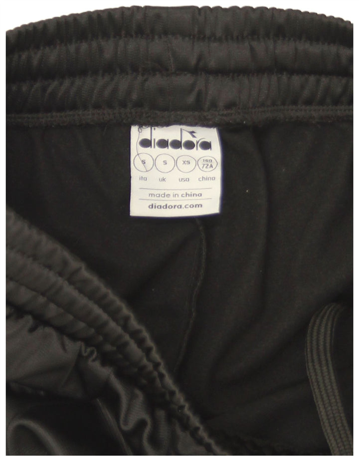 Diadora Herren-Trainingshose, Größe S, Schwarz