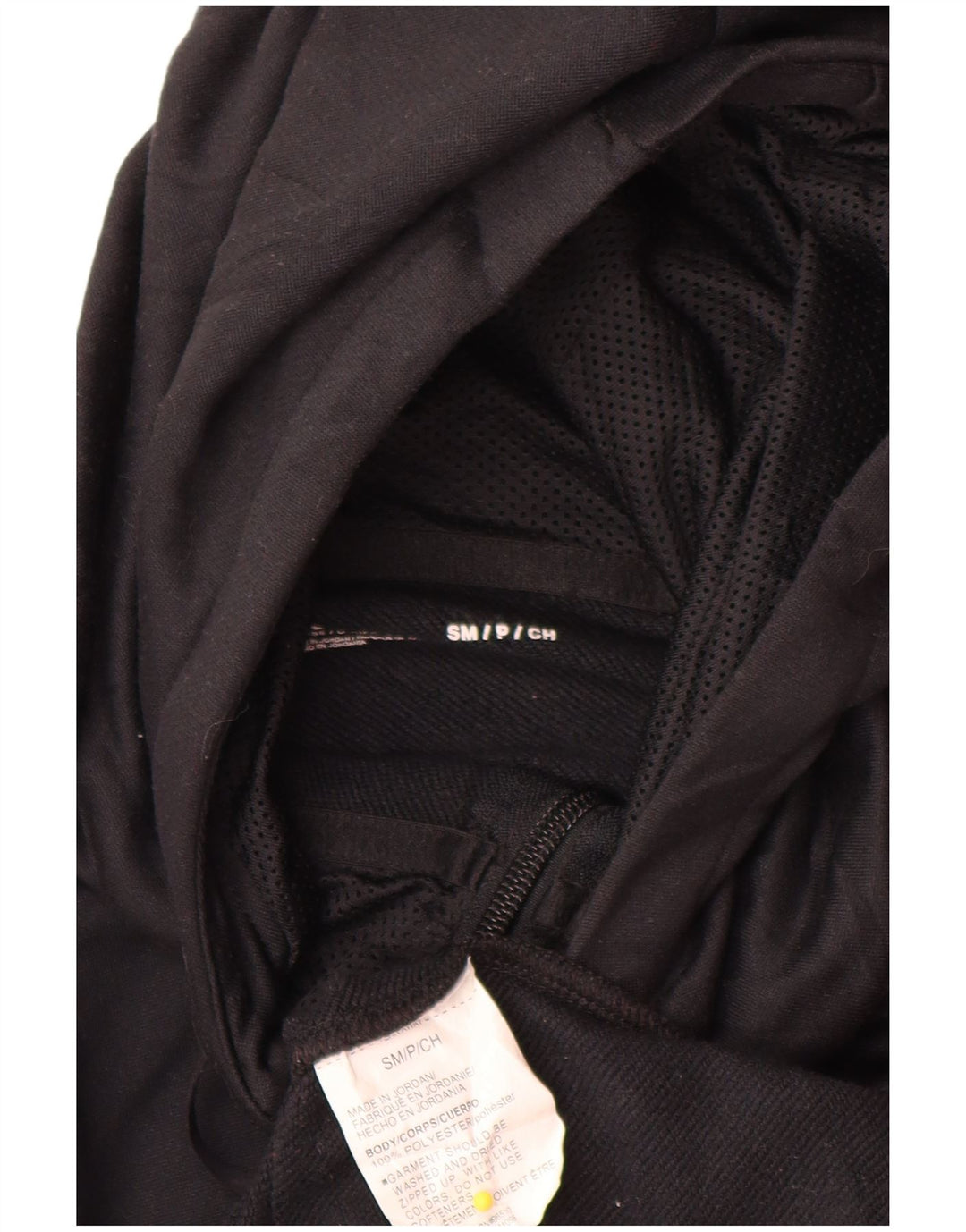Under Armour Herren-Kapuzenpullover mit Reißverschluss, klein, aus schwarzem Polyester