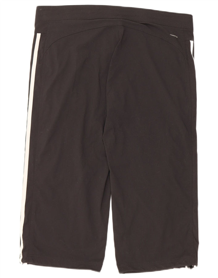 ADIDAS Damen Climalite Bermuda Sport Shorts UK 14 Medium Schwarz Polyamid