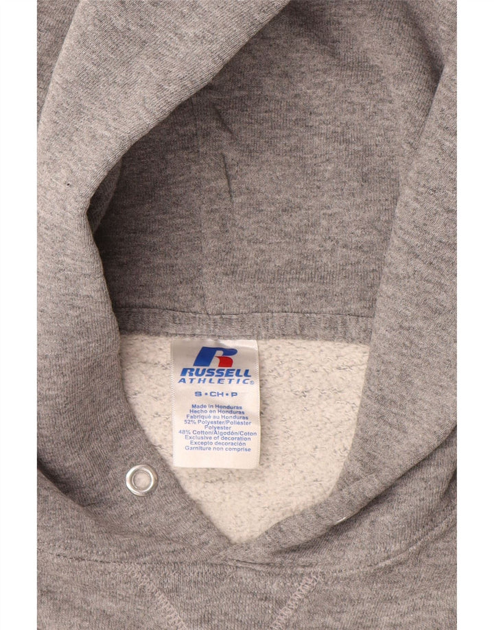 RUSSELL ATHLETIC Herren-Kapuzenpullover mit Grafik, Größe S, Grau, Polyamid