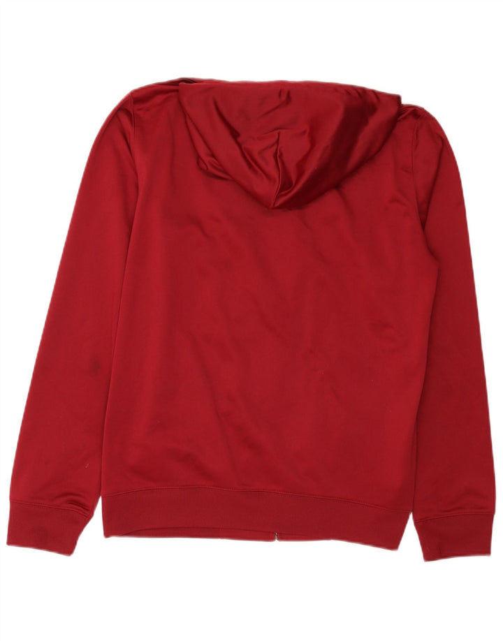 Carhartt Womens Zip Hoodie Pullover UK 16 Large Rot Polyester